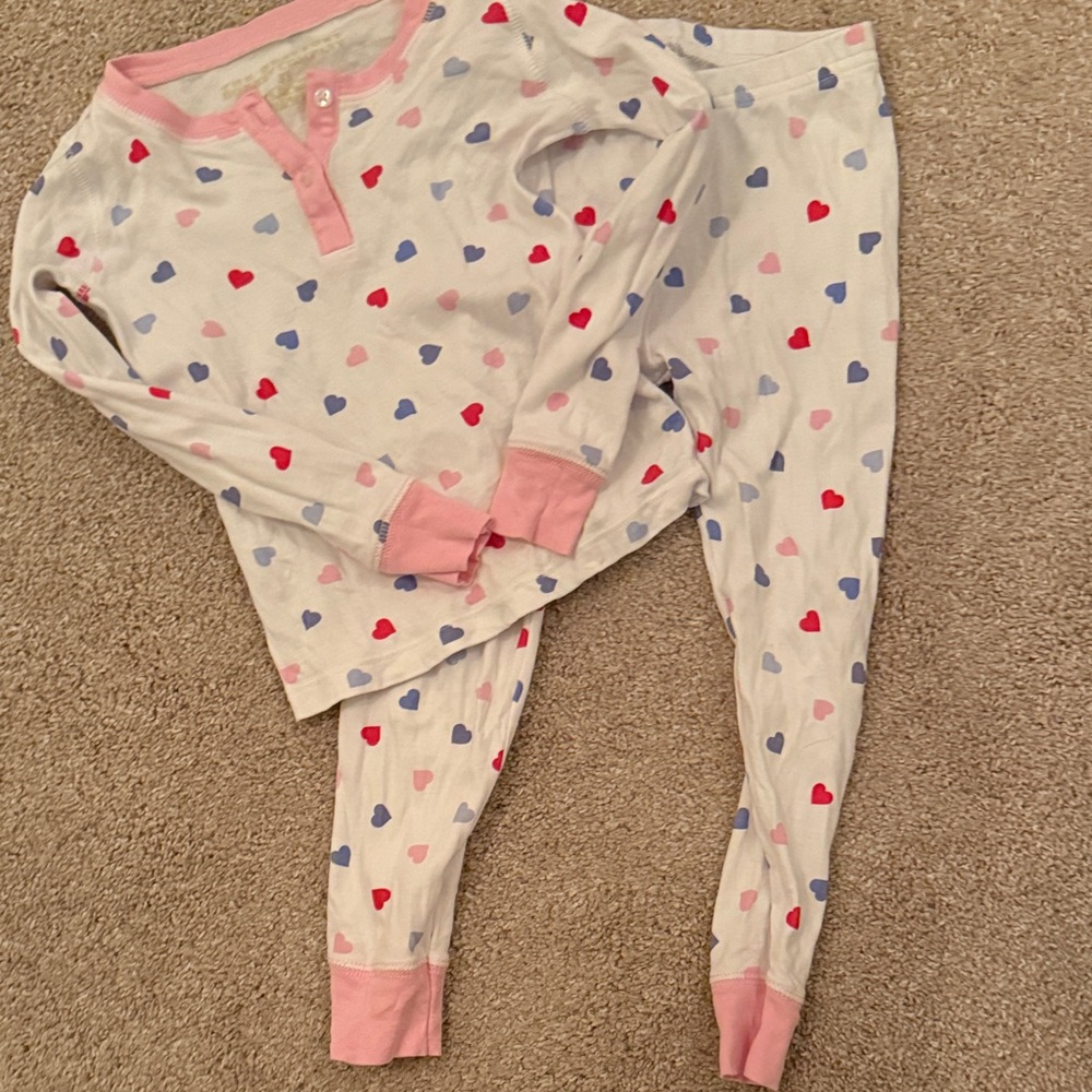 The Beaufort Bonnet Company Multicolor Heart Pajamas 3T